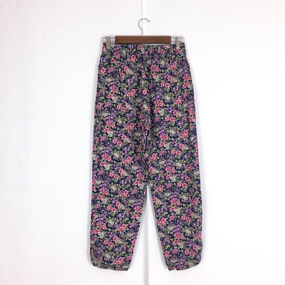 80s Floral Lace Trim Vintage Top Co-ord Set - Picture 10 of 13